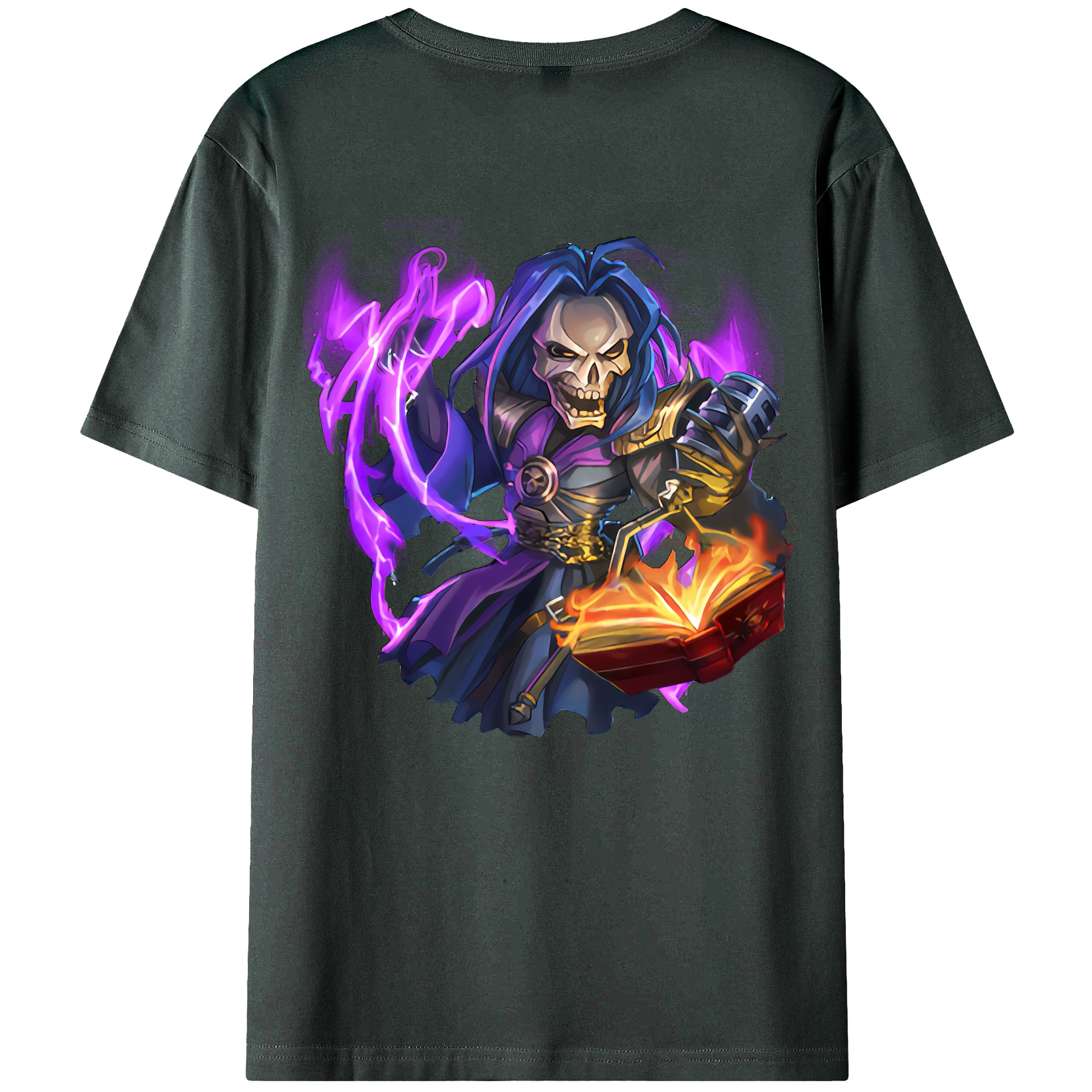 （画像用） リーグ・オブ・レジェンド League of Legends LOL 綿100％ メンズ半袖Tシャツ（バックプリント） 通気性